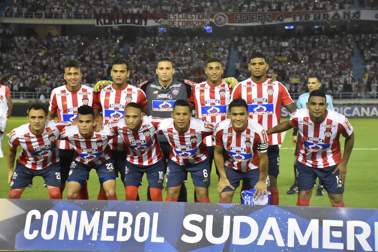 La nómina titular de Junior ante Santa Fe. 