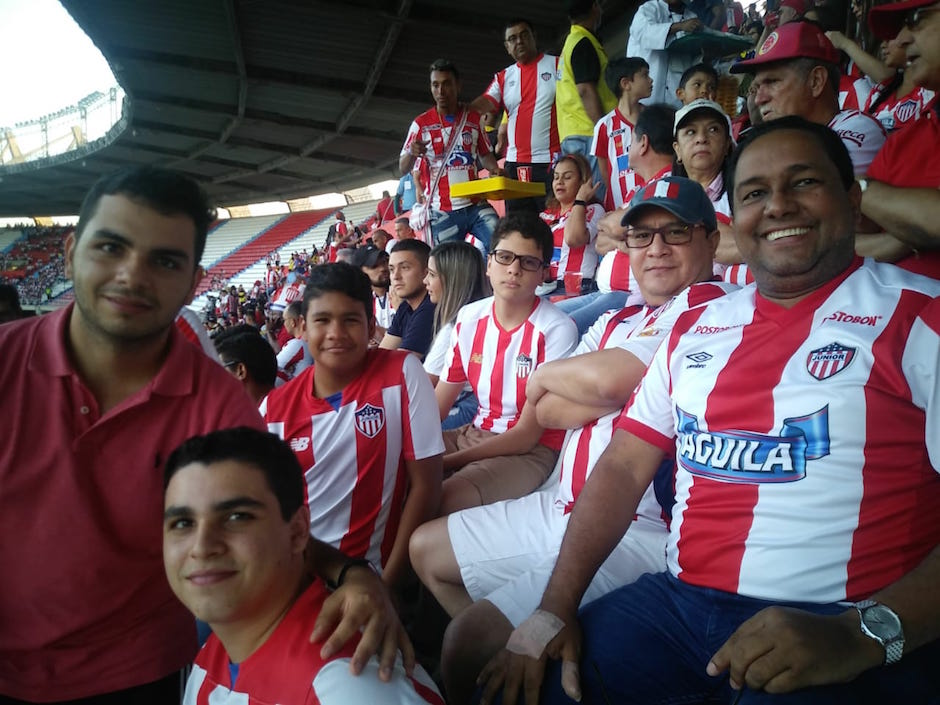 Optimismo juniorista en las tribunas.