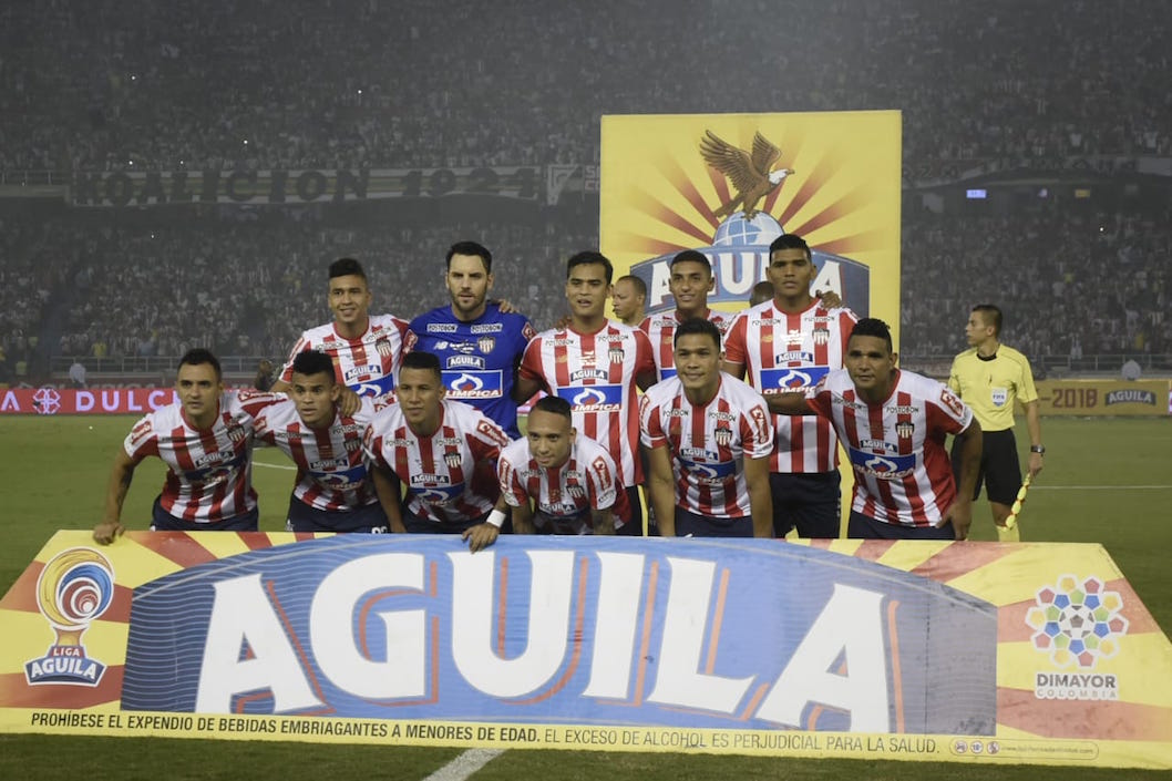 Nómina titular del Junior.