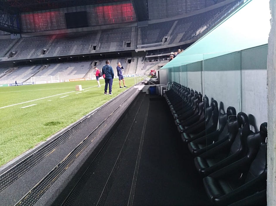 Otro aspecto del estadio.