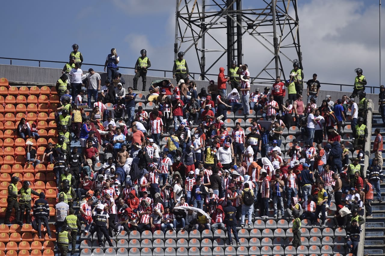 Así están las tribunas del Atanasio Girardot.