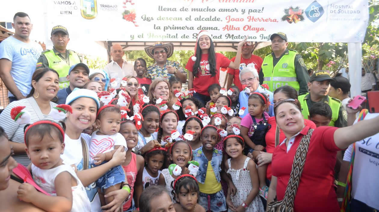 Más de 500 niños fueron beneficiados con la campaña del Materno Infantil.