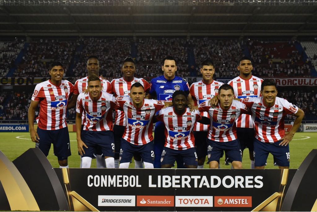 Nómina titular de Junior esta noche en el Metropolitano.