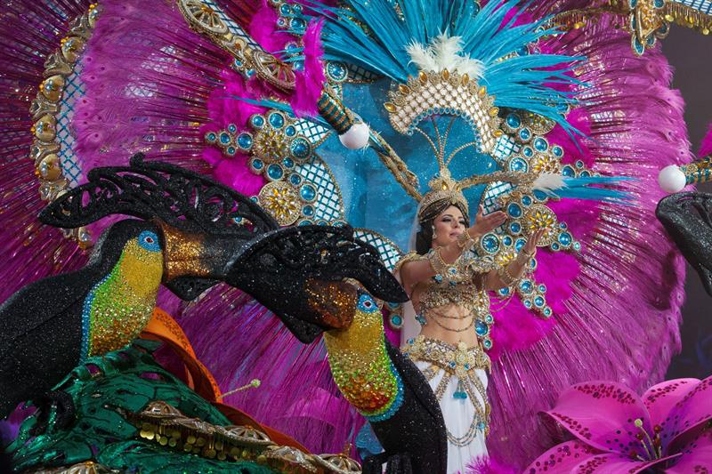 Carnaval en Teneriife, España.