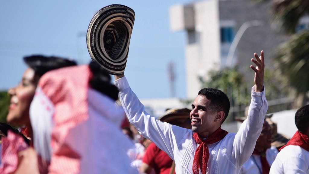 Integrantes del Cumbión Ñero.