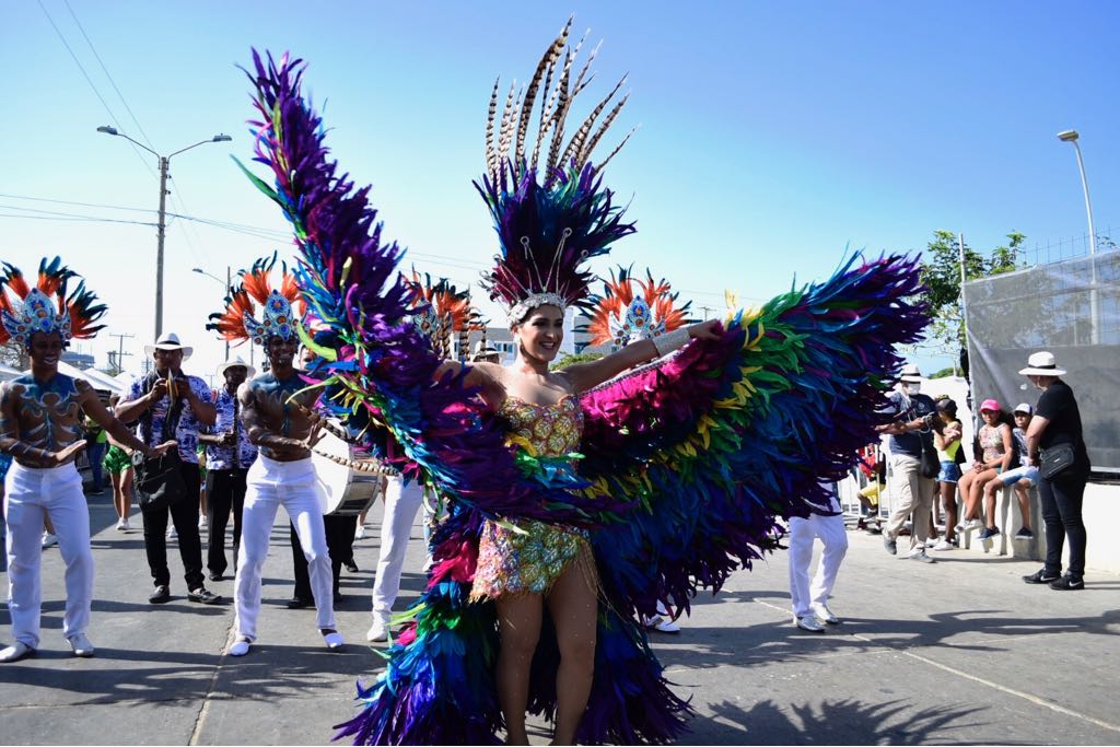 Valeria Abuchaibe, reina del Carnaval 2018.