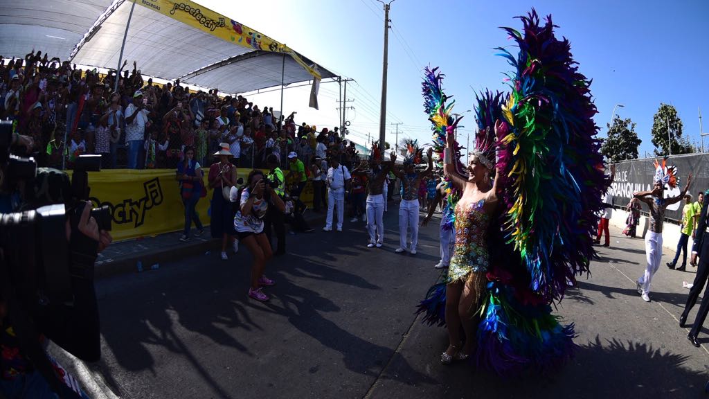 Valeria Abuchaibe, reina del Carnaval 2018.