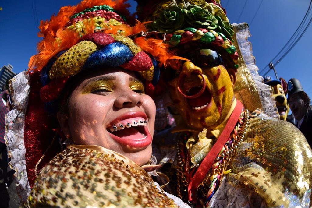 La felicidad de los danzantes representadas en el Congo.