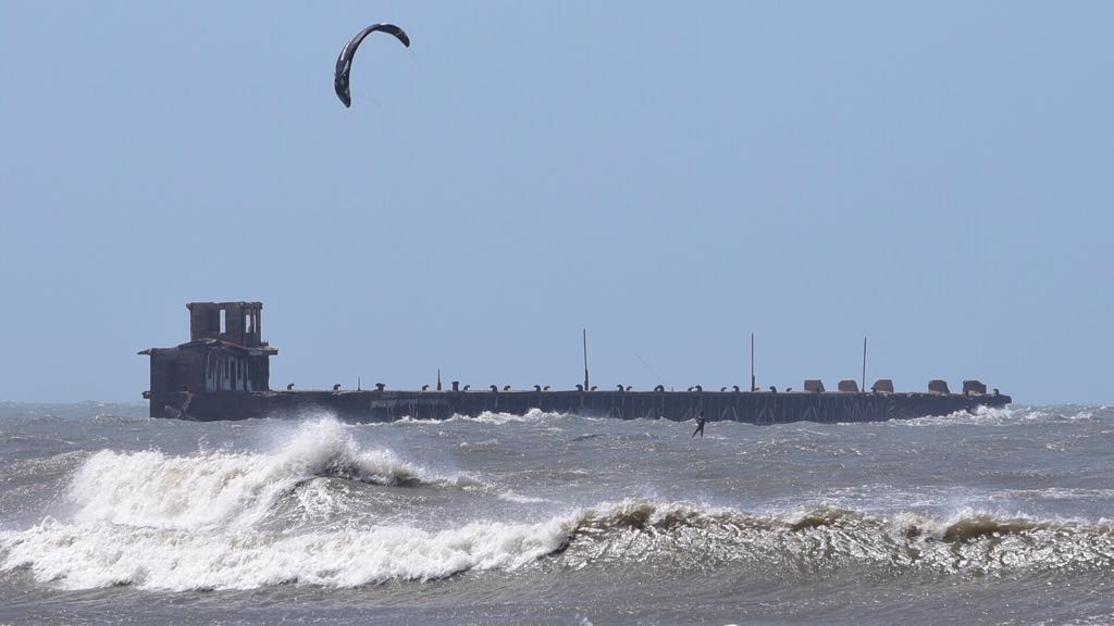 La velocidad de las ráfagas de viento fueron superiores a los 70 kilómetros por hora.