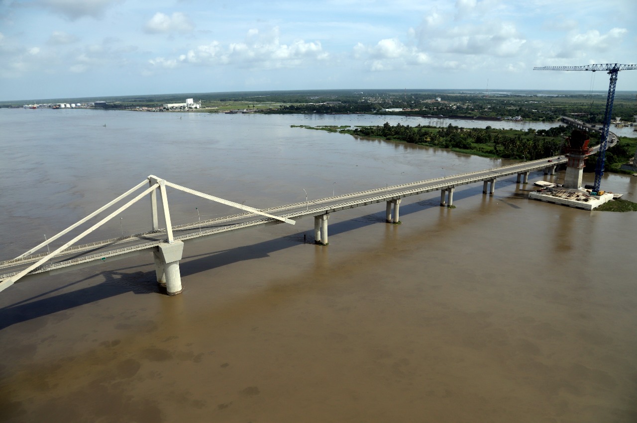 Aspecto del antiguo Puente Pumarejo.
