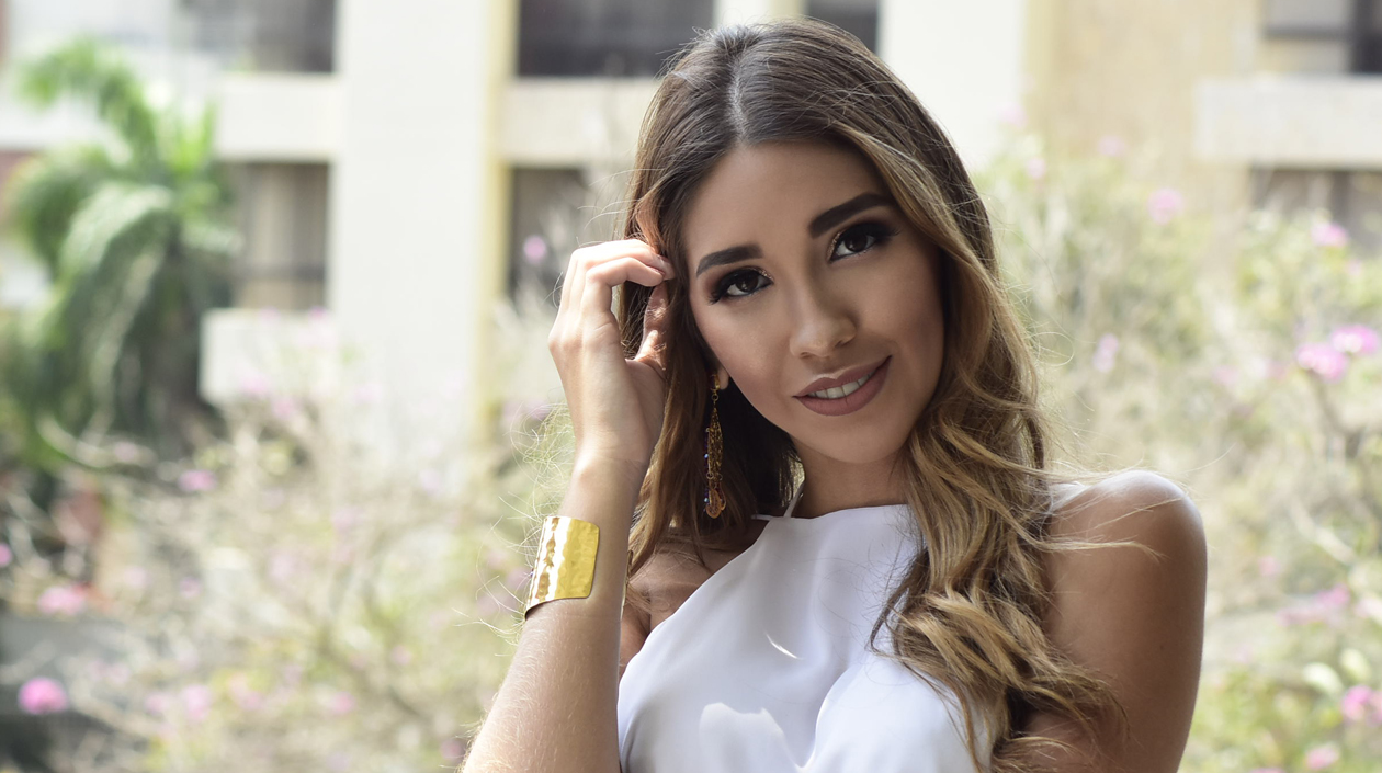 Valentina Borrás, candidata a Señorita Atlántico.