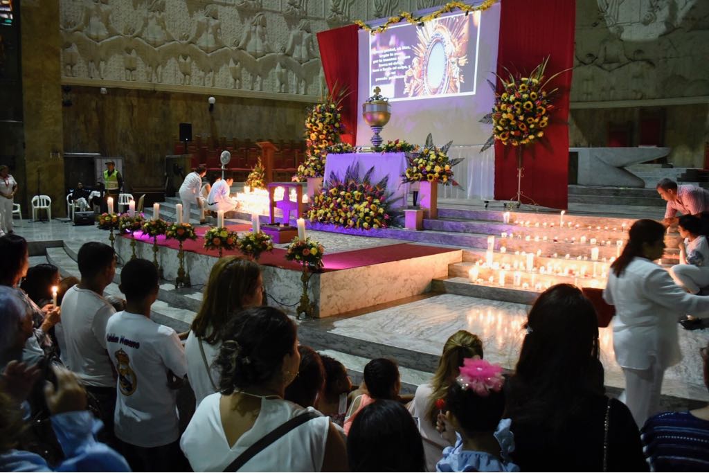 La reserva de la Catedral ocupó el altar mayor.