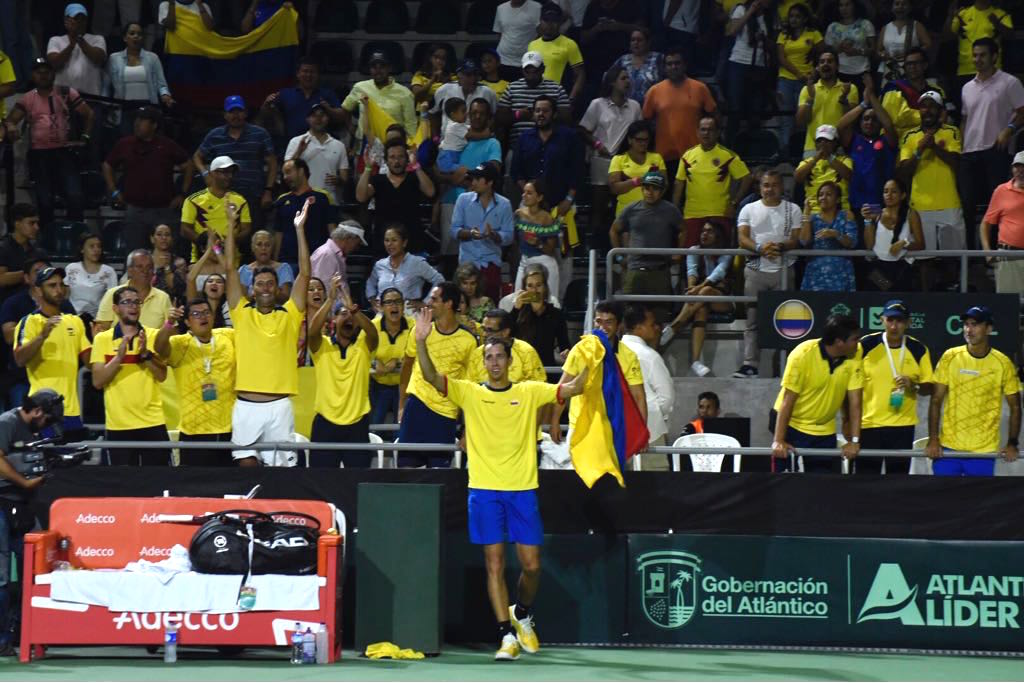 Daniel Galán fue fundamental y abrió la senda del triunfo al empatar la serie.