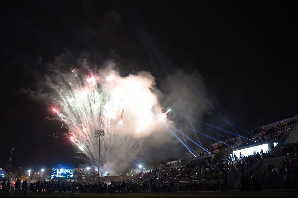 Y no podía faltar el tradicional castillo para la celebración.