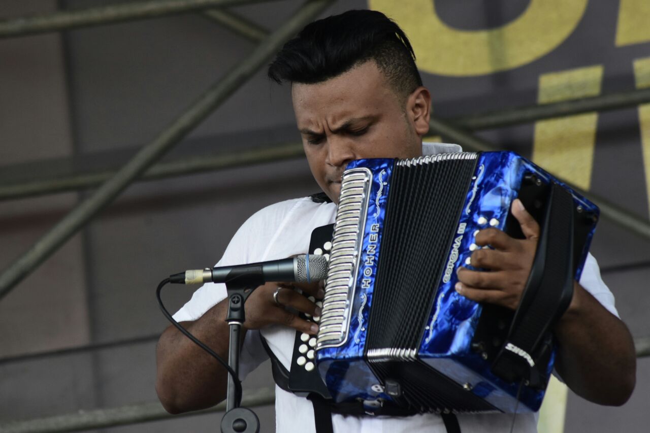 Carlos Mendoza Manjarrés durante su presentación.