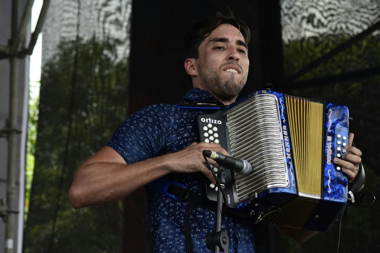 El acordeonero Jarvier Mata Correa.