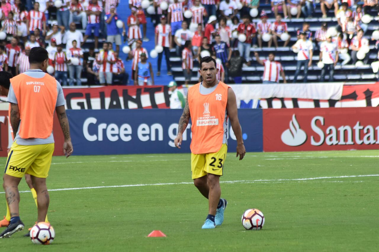 Carlos Tevez del Boca Juniors.