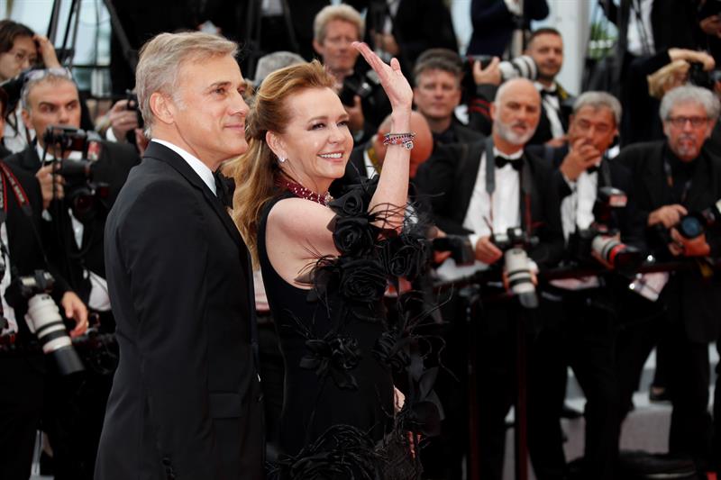 El actor austriaco Christoph Waltz asiste al estreno "Yomeddine".
