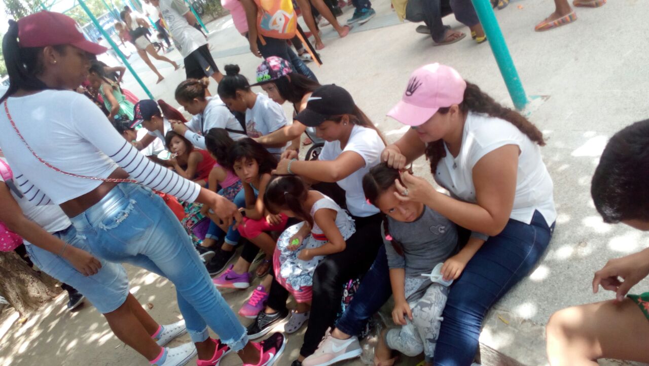 Pintucaritas para los niños.