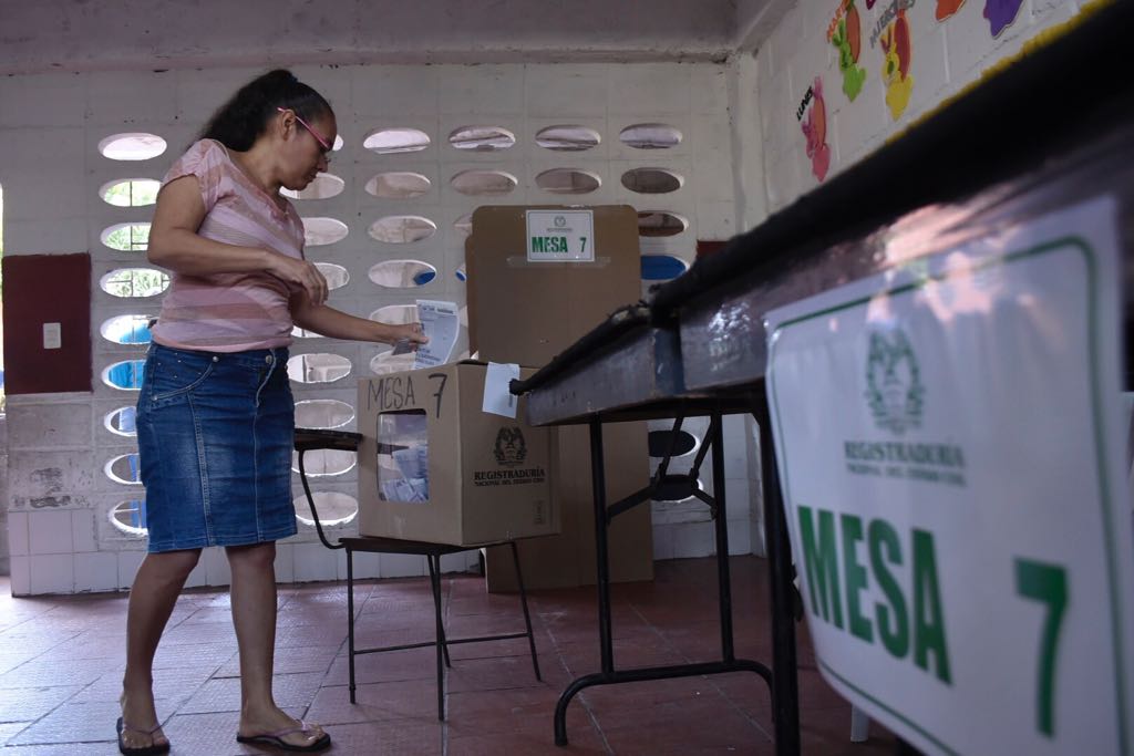 Puesto de votación de Colegio Monsalve.
