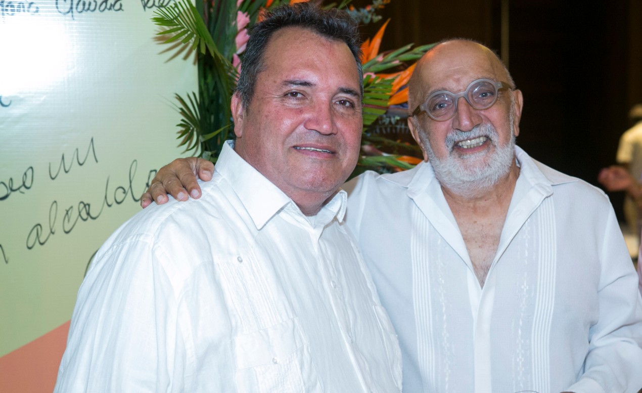 Pedro Mendoza y Juan Gossaín.