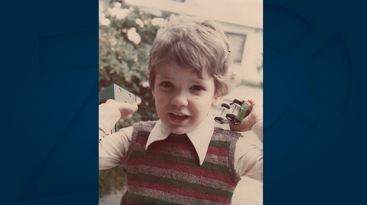 Iván Duque siendo un niño.