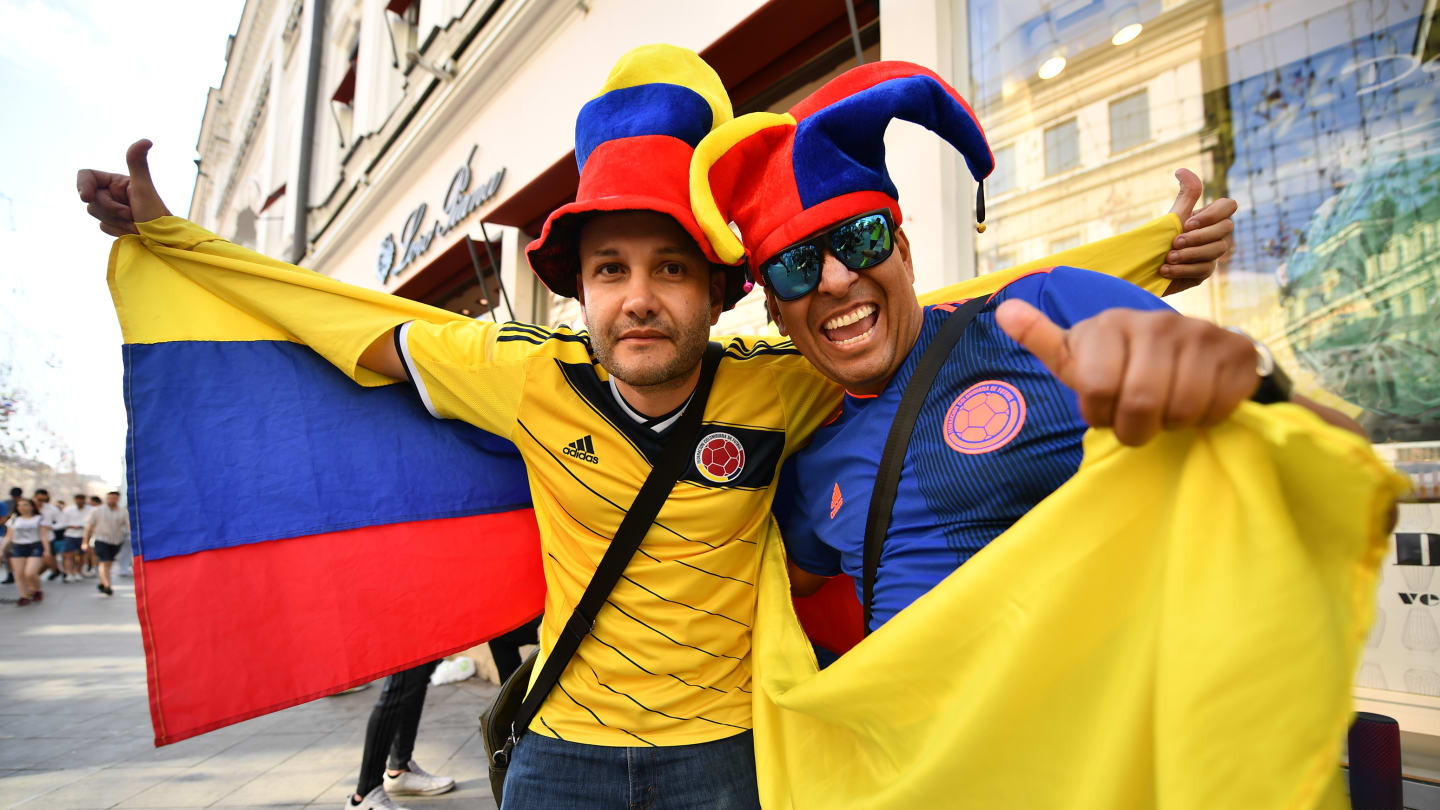 Una marea amarilla se tomó el estadio en Rusia.