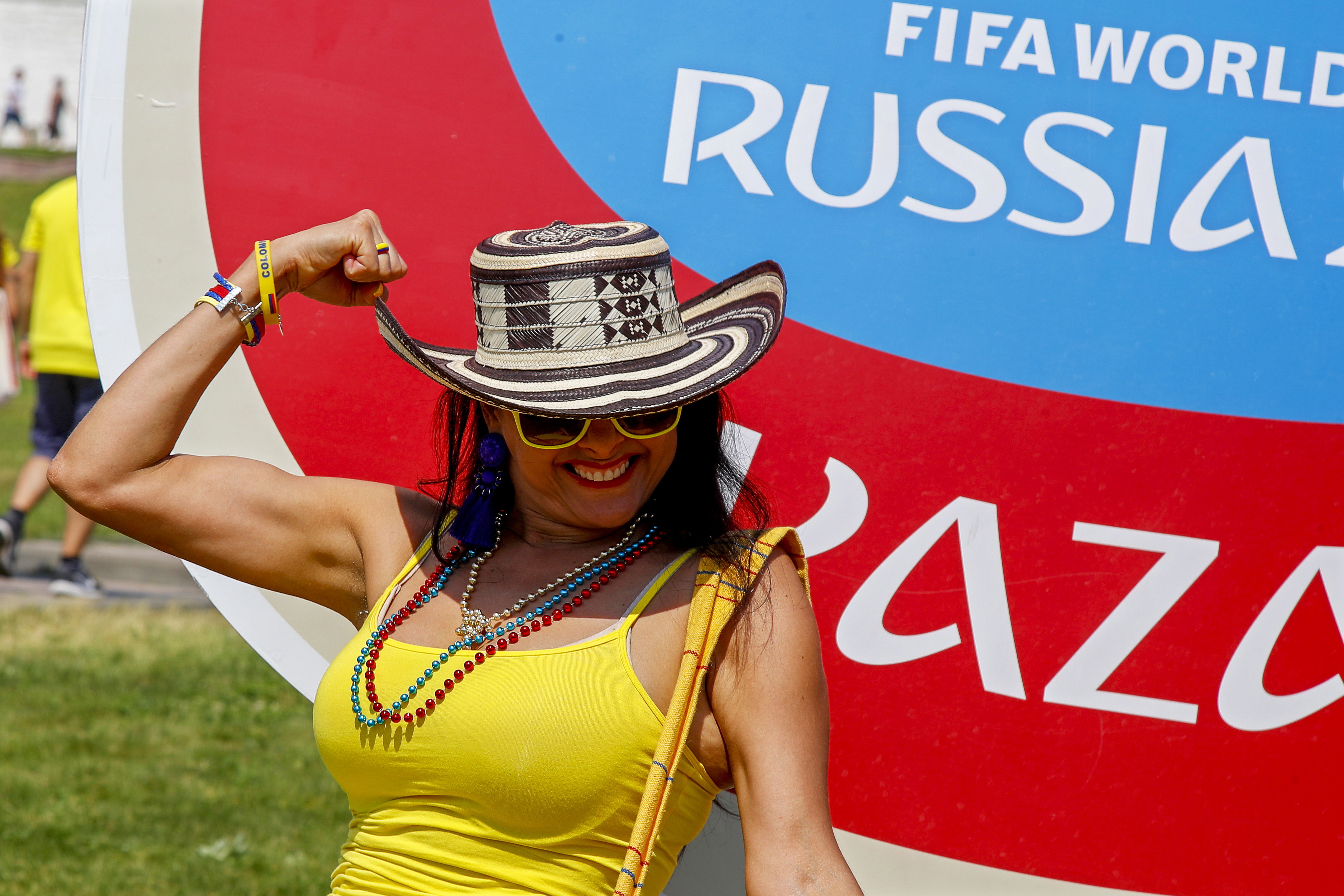 Belleza colombiana en el Kazán Arena.