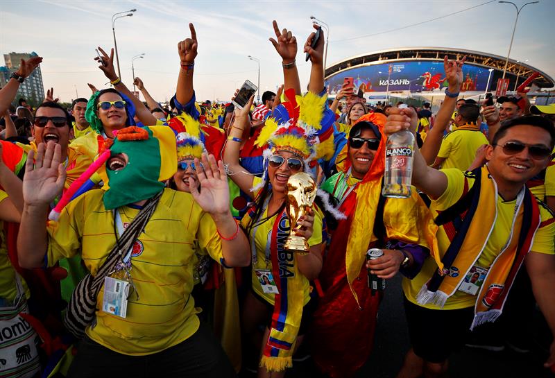 La Marimomda del Carnaval de Barranquilla en el Kazán Arena.