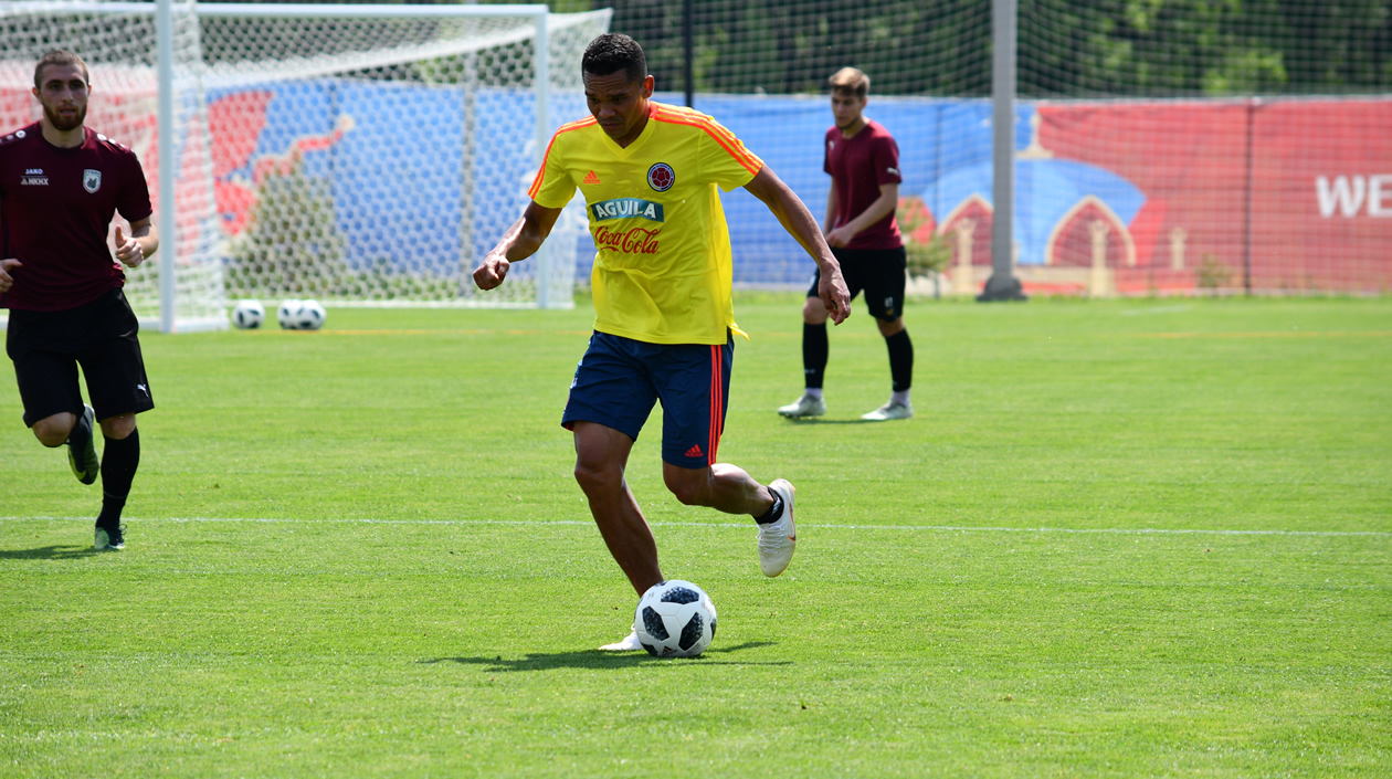 El porteño Carlos Bacca que tuvo pocos minutos ante Polonia.