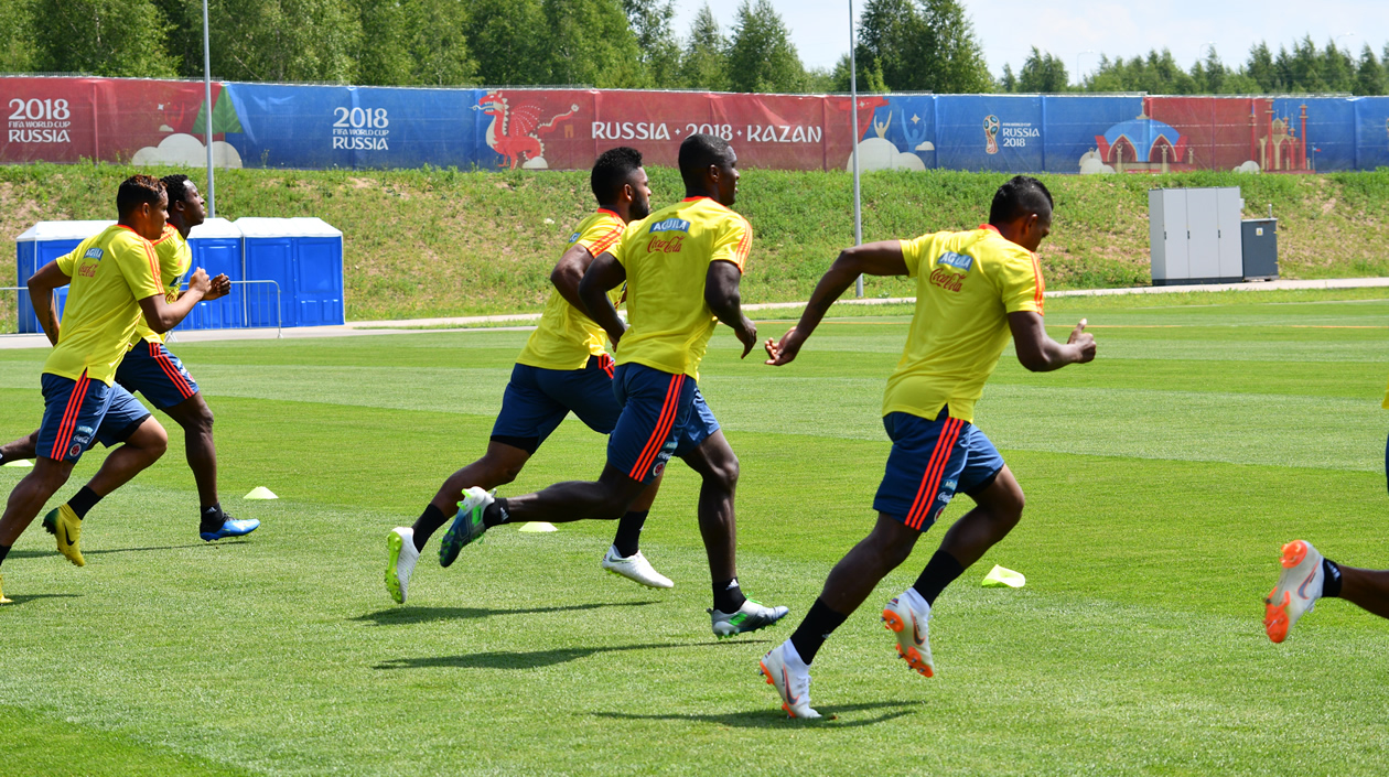 Una secuencia del entrenamiento.
