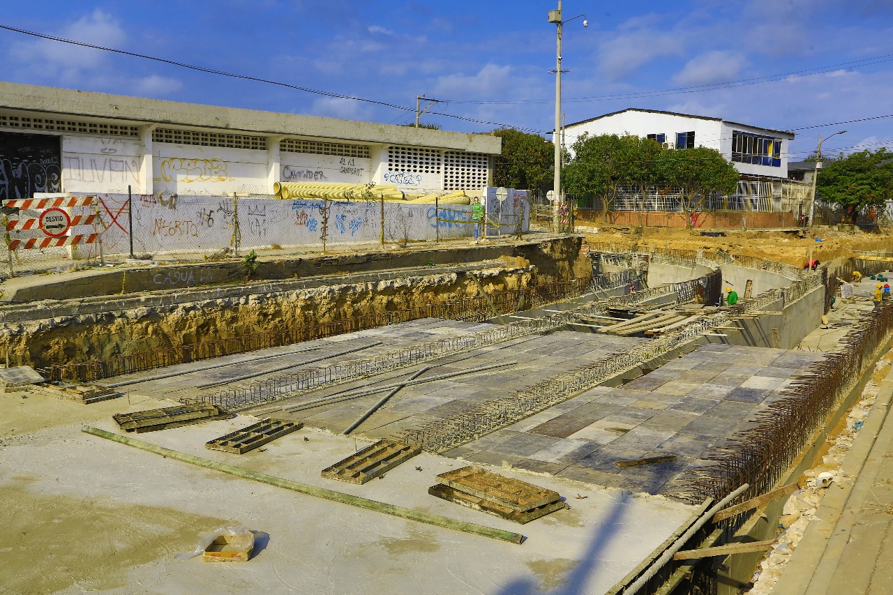 Las grandes obras están presentes en Barranquilla.