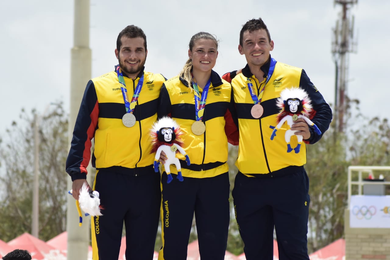 Carlos Oquendo, Gabriela Bolle y Carlos Ramírez.