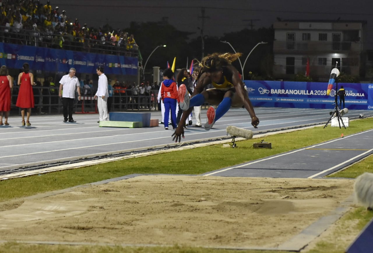 14.92 fue el récord de Caterine Ibargüen en los Centroamericanos