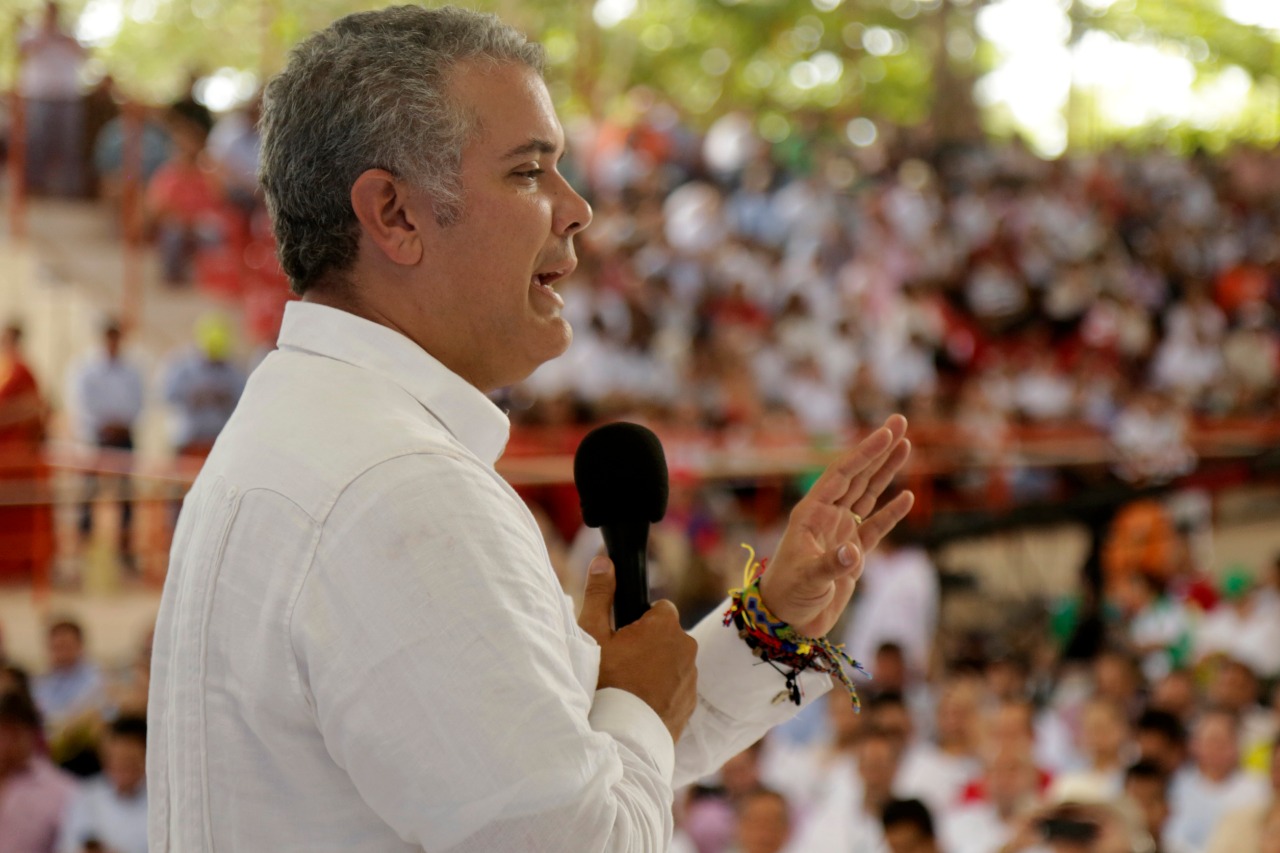  A través de un diálogo sincero y directo, el Presidente Iván Duque busca construir puntos de encuentro.
