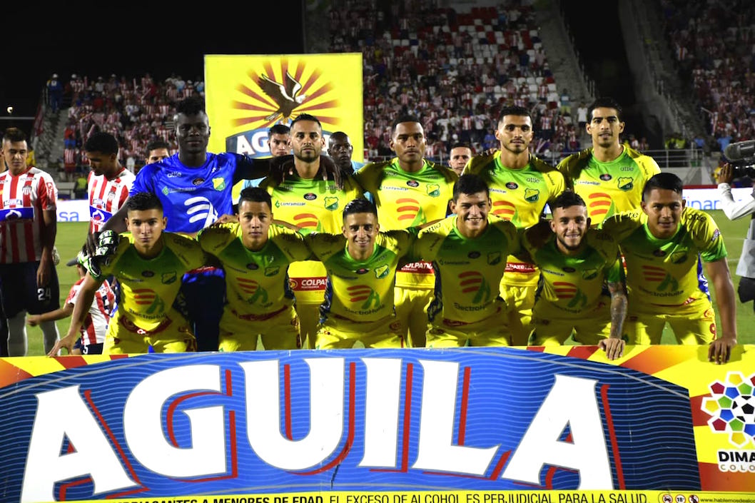 Línea titular del Atlético Huila.