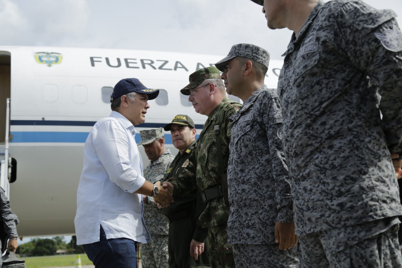 El Presidente Iván Duque llegó a Vichada.