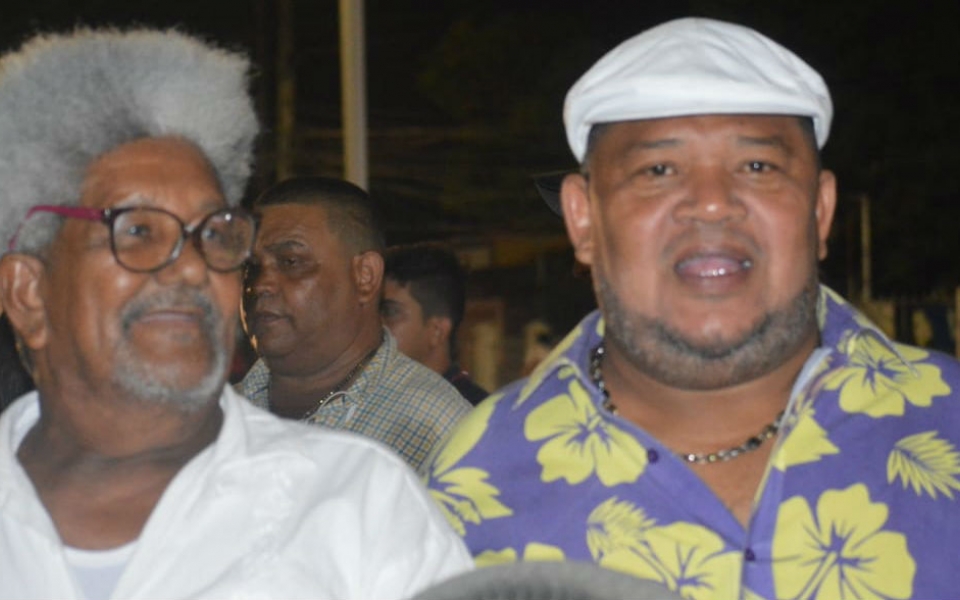 José de los Santos Ariza 'Balín' y René Valderrama.