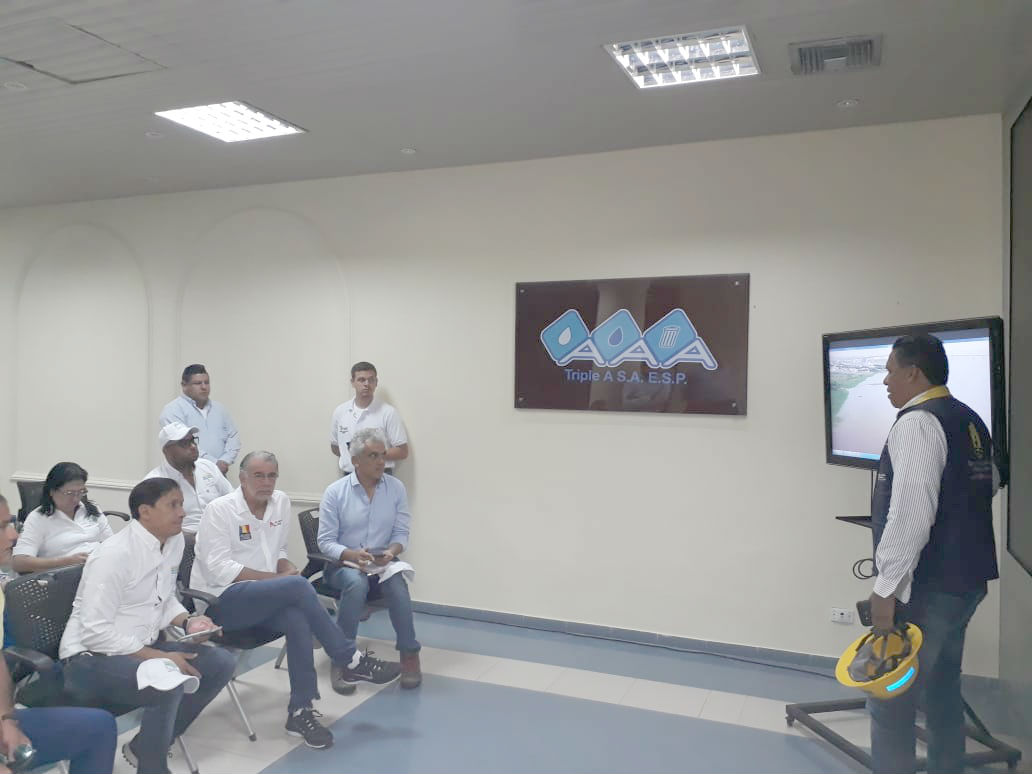 Reunión en el acueducto de Barranquilla