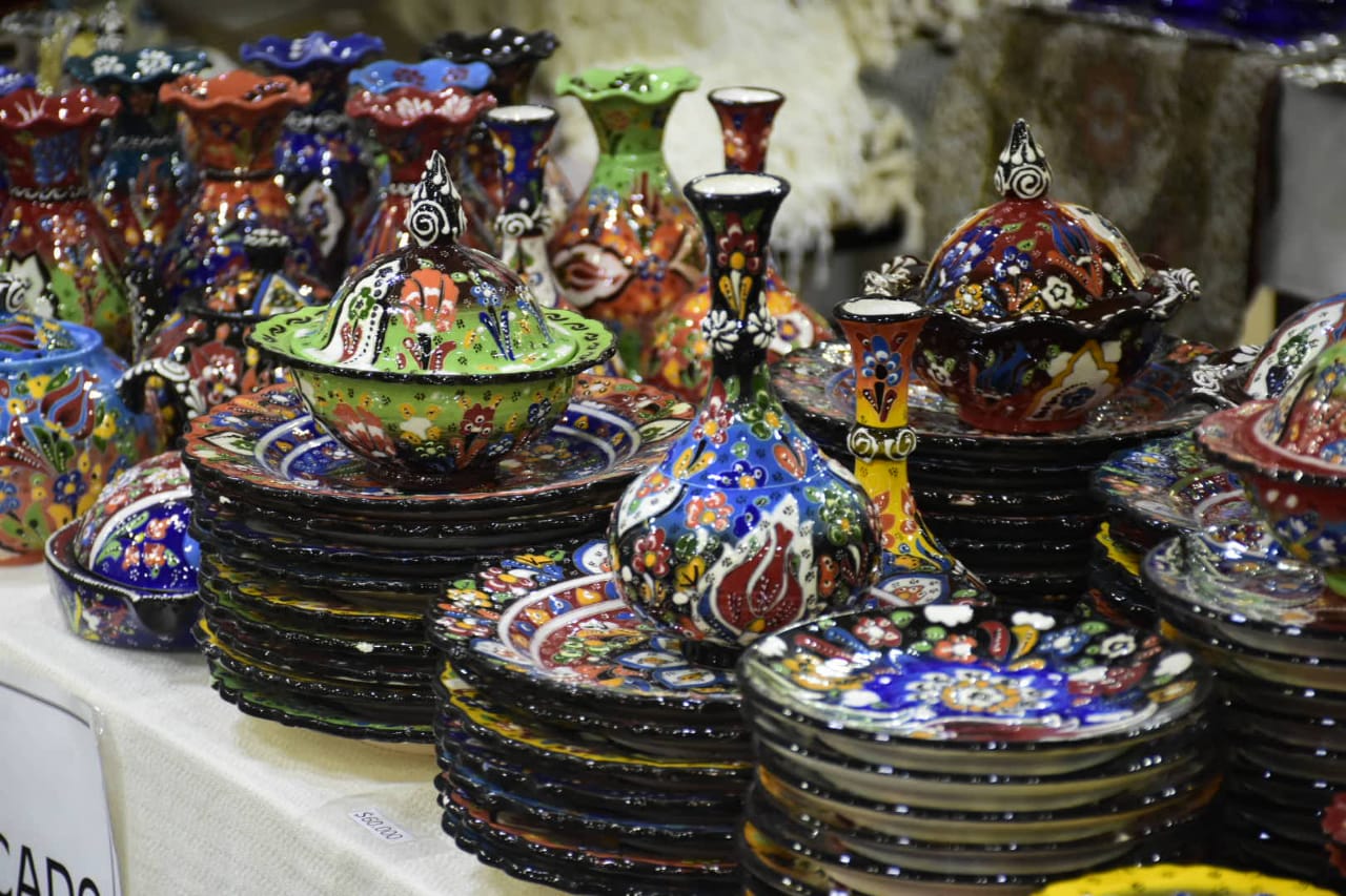 Artesanías en la feria Sabor Barranquilla.