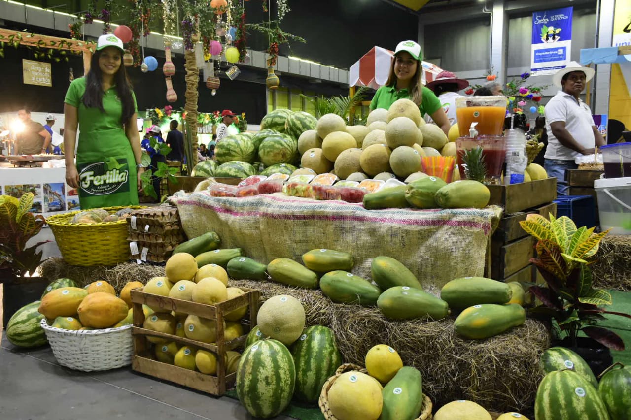 Muestra de frutas.