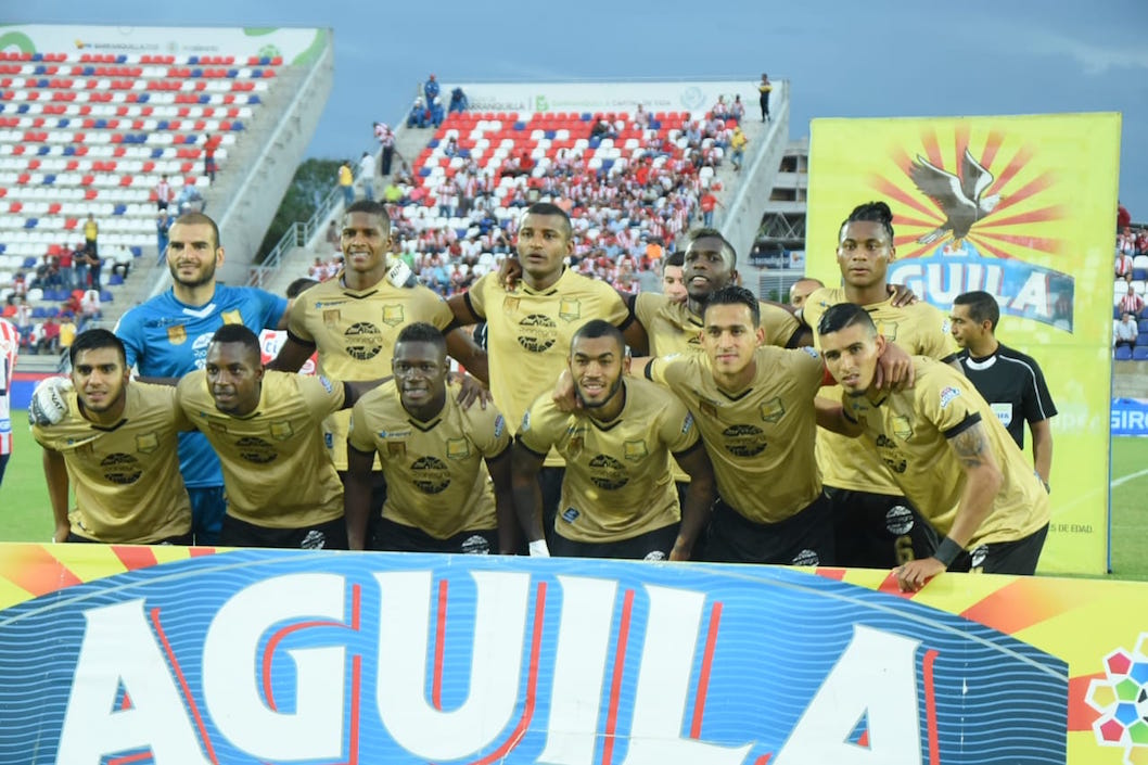 Los once iniciales de Rionegro Águilas Doradas.