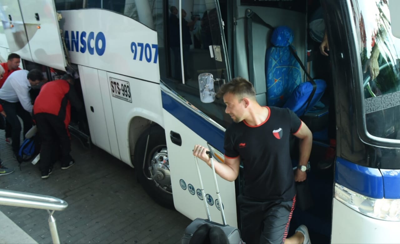 El portero uruguayo de Colón de Santa Fe, Leandro Burián