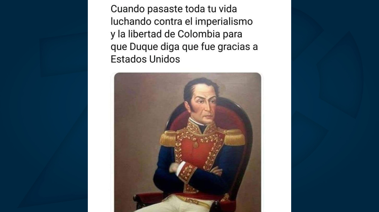 Memes alusivos al error histórico del Presidente Iván Duque.