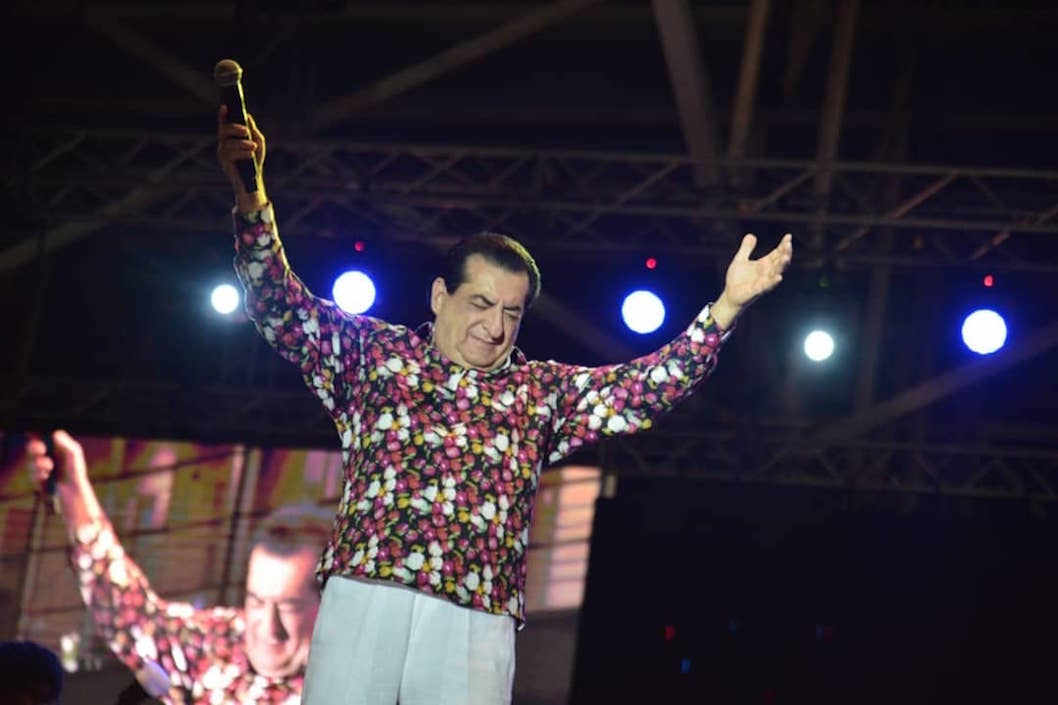 Jorge Oñate durante su presentación.