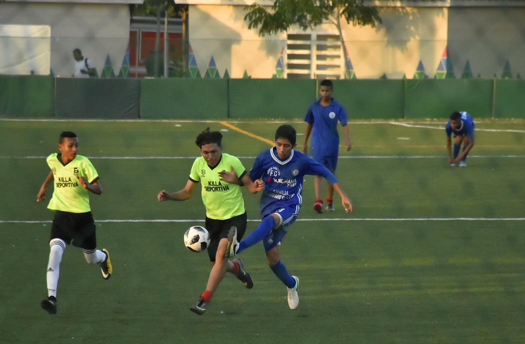 En medio del evento hubo encuentros deportivos.