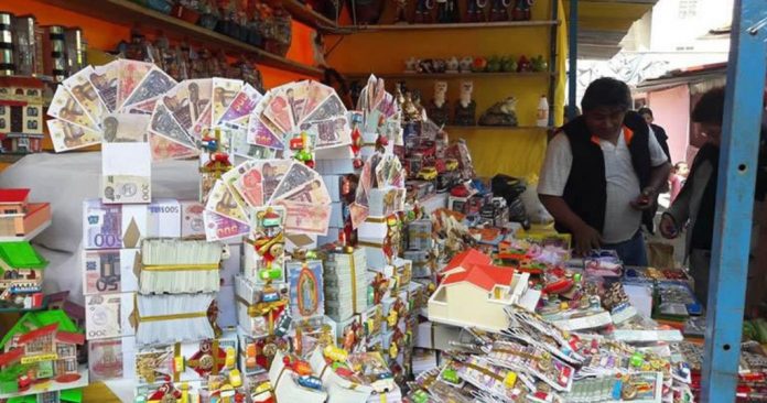 Feria del Ekeko en Bolivia.