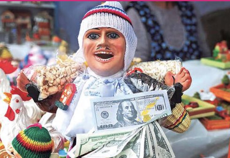 Figura del Ekeko en Bolivia.