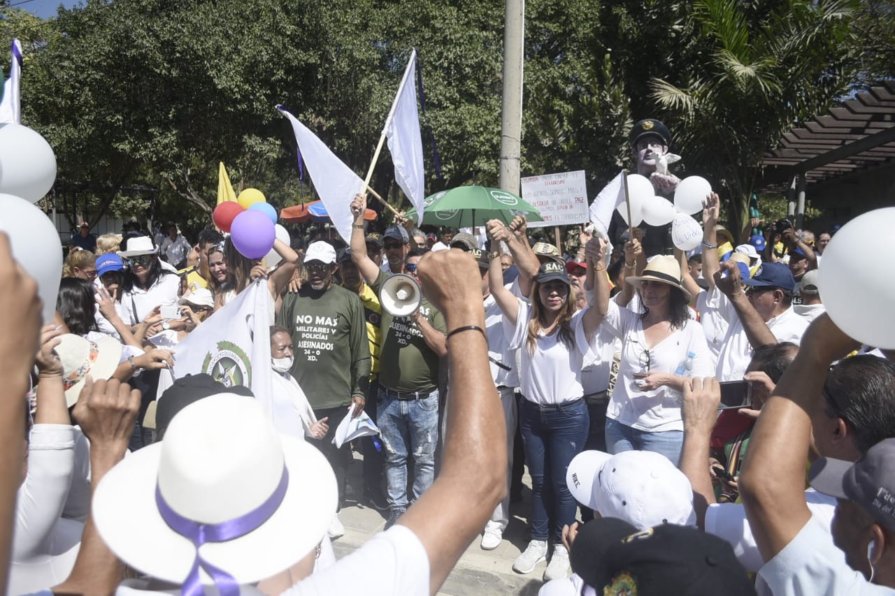 Barranquilleros marcharon en contra del terrorismo.