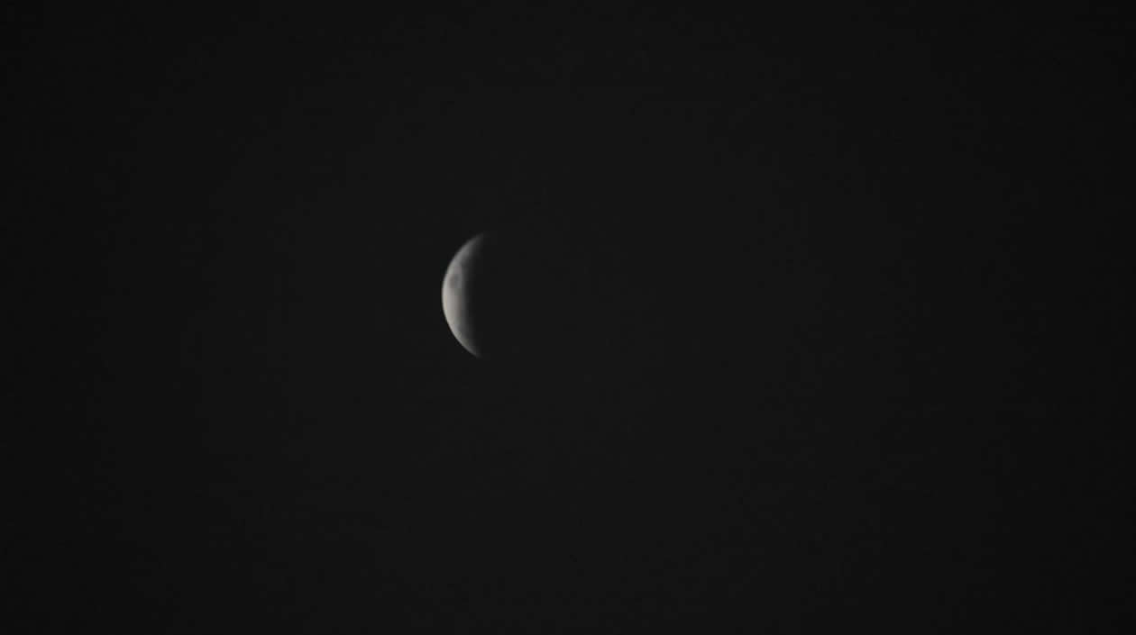 El eclipse de luna en todo su esplendor.